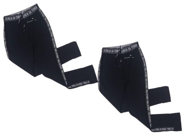 Calça Feminina Jogger Sereia da Terra Preta Moda Gringa - Imagem 4