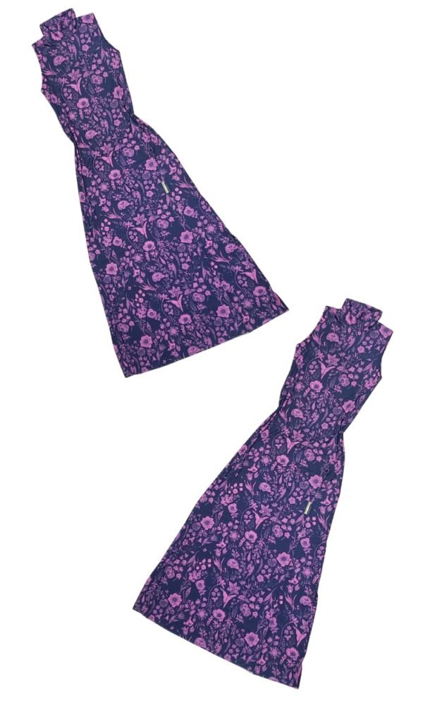 Vestido Feminino Malha Longo Fenda Abertura Lateral Moda Luxo - Imagem 3