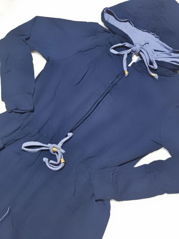 Conjunto Feminino Moletinho Calça Parka Bolso Capuz Casaco Moda - Imagem 11