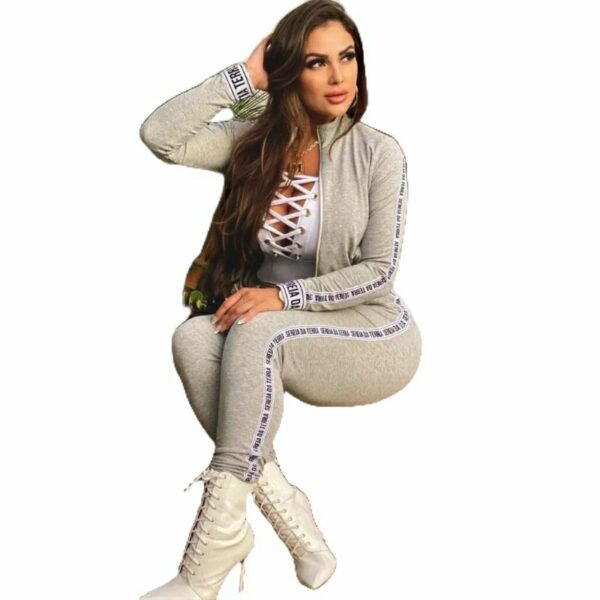 Calça Feminina Jogger Sereia da Terra Preta Moda Gringa - Imagem 2