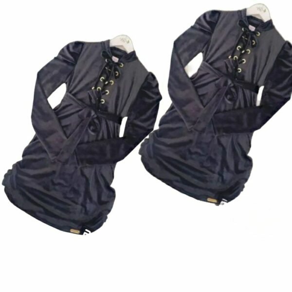 Vestido Vest Legging Feminino Veludo Canelado Sereia da Terra - Imagem 6