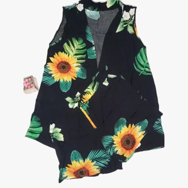 Conjunto Feminino Kimono Shorts Viscose Conforto Moda Tendência - Imagem 5