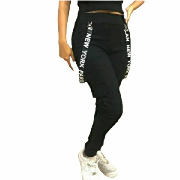 Calça Jogger Bengaline Moda Blogueira Gringa Suspensório - Imagem 2
