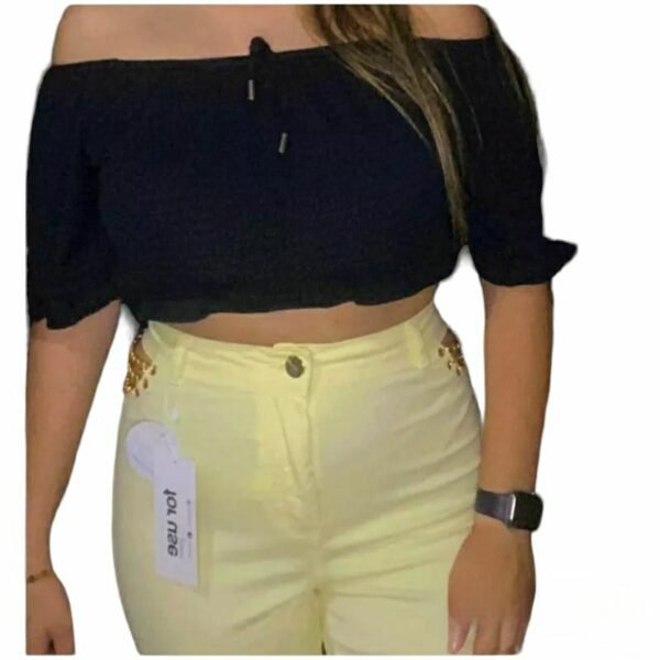 Calça Capri Cigarrete Jeans Elastano For use Gringa Blogueira - Imagem 5
