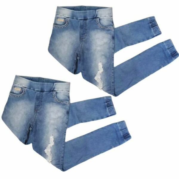 Calça Jogger Feminina For Use Destroyed Elastano Empina Bumbum