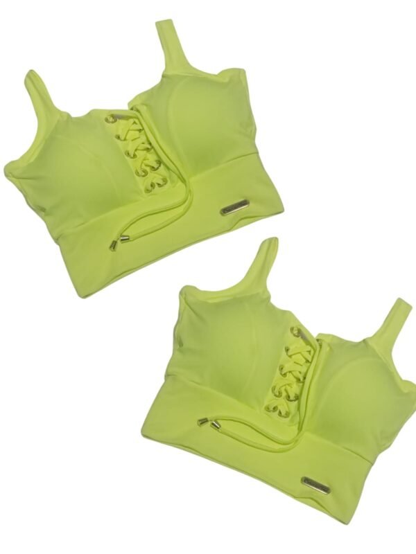 Cropped Blusa Bojo Ilhós Alça Larga Sereia da Terra Neon - Imagem 5