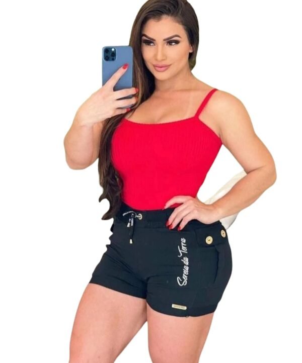 Cropped Blusa Alcinha Regata Sereia da Terra
