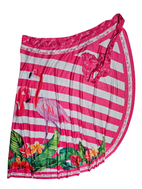 Saida de Praia Pareô Vestido Saia Canga Moda Sereia da Terra - Imagem 6