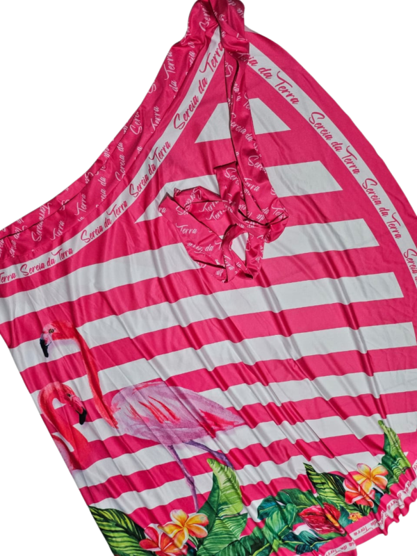 Saida de Praia Pareô Vestido Saia Canga Moda Sereia da Terra - Imagem 7