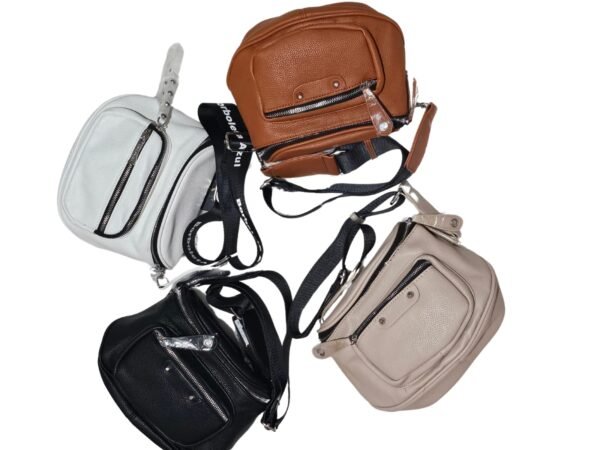 Bolsa Pochete Transversal Feminina Porta Objetos Nude Marrom - Imagem 2