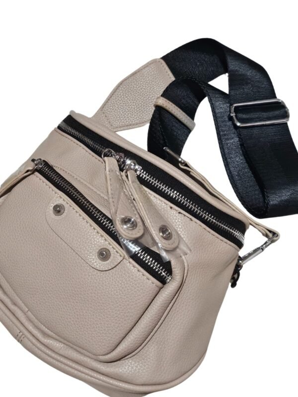 Bolsa Pochete Transversal Feminina Porta Objetos Nude Marrom - Imagem 7