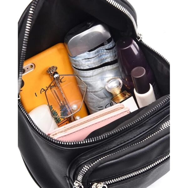 Bolsa Pochete Transversal Feminina Porta Objetos Nude Marrom - Imagem 8