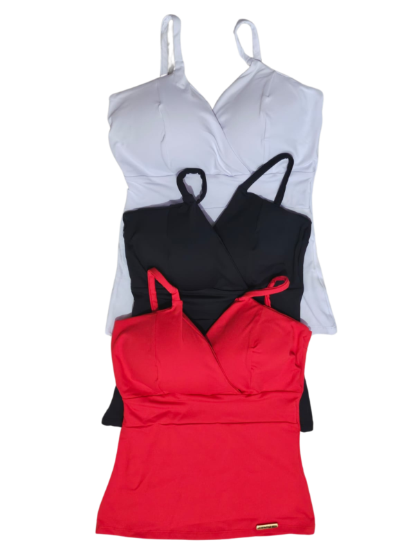 Blusa Feminina Regata Alcinha Bojo Sereia da Terra Moda Tendência - Imagem 2