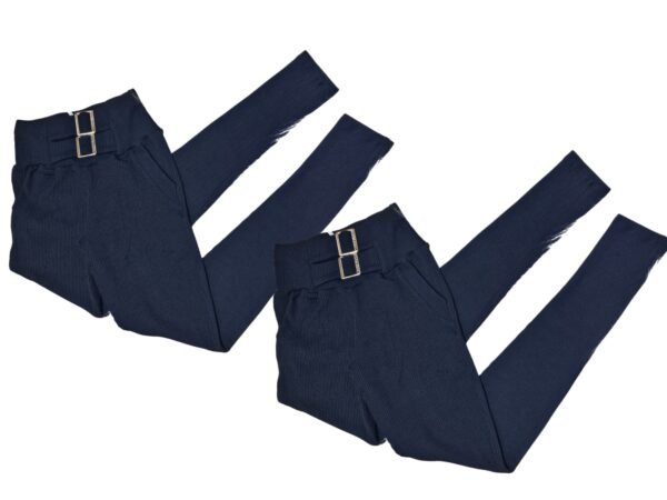 Calça Legging Luna Sereia da Terra Maldivas Fivela Conforto Preto - Imagem 6