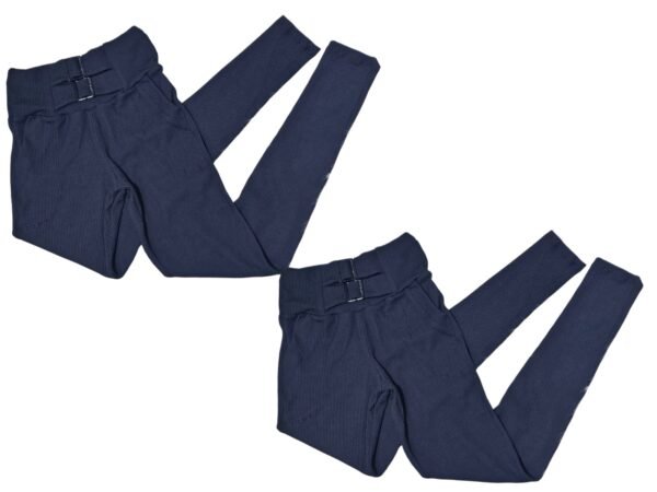Calça Legging Luna Sereia da Terra Maldivas Fivela Conforto Preto - Imagem 7