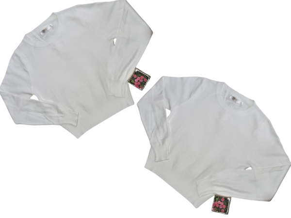 Blusa Cropped Tricot Modal Suéter Feminino Moda Inverno Preto - Imagem 9